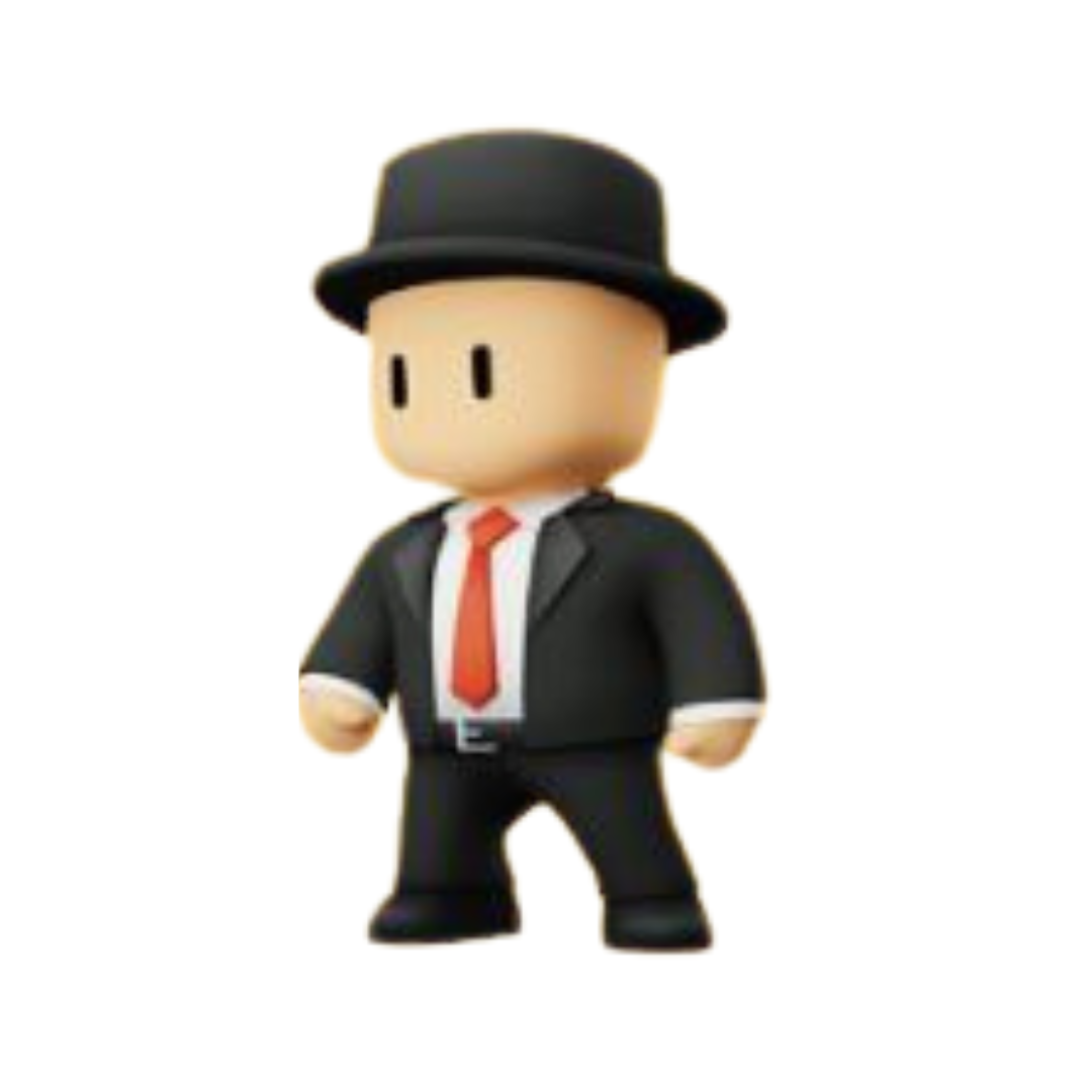 N.2 Mr. Business - Stumble Guys 3D Mini Figures Serie 3