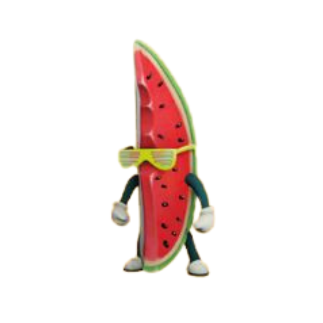 N.10 Watermelon Guy - Stumble Guys 3D Mini Figures Serie 3