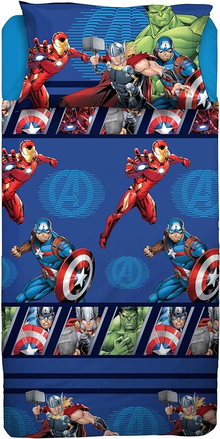 Disney - Marvel completo letto singolo una piazza in 100% cotone - Foto 12 di 15
