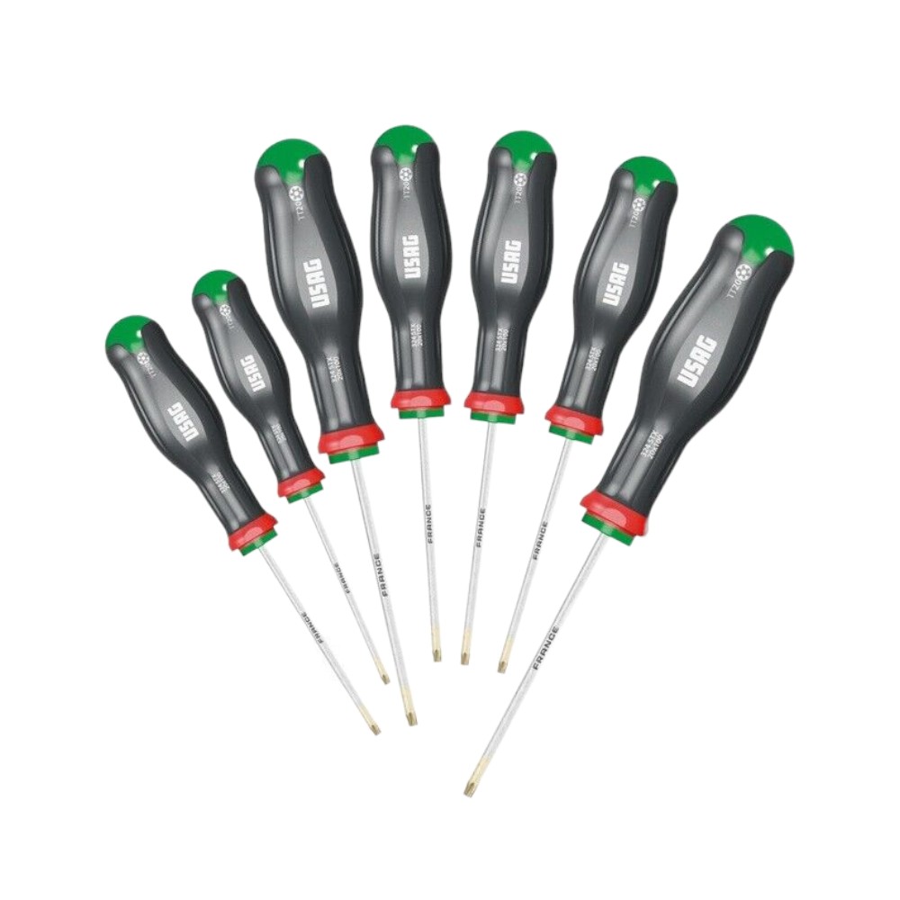 USAG 324 STX S7 Serie set cacciaviti TORX con foro giraviti professionali