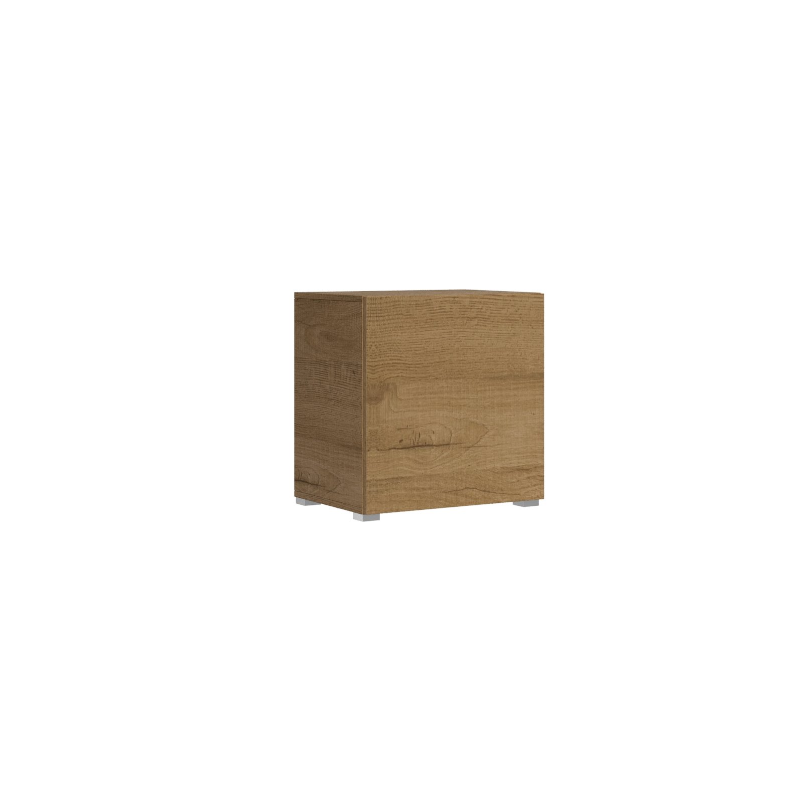 Base a terra L.60 H.60 P.39,2 con piedini sx-dx - ISOKA Colore: Quercia Natura