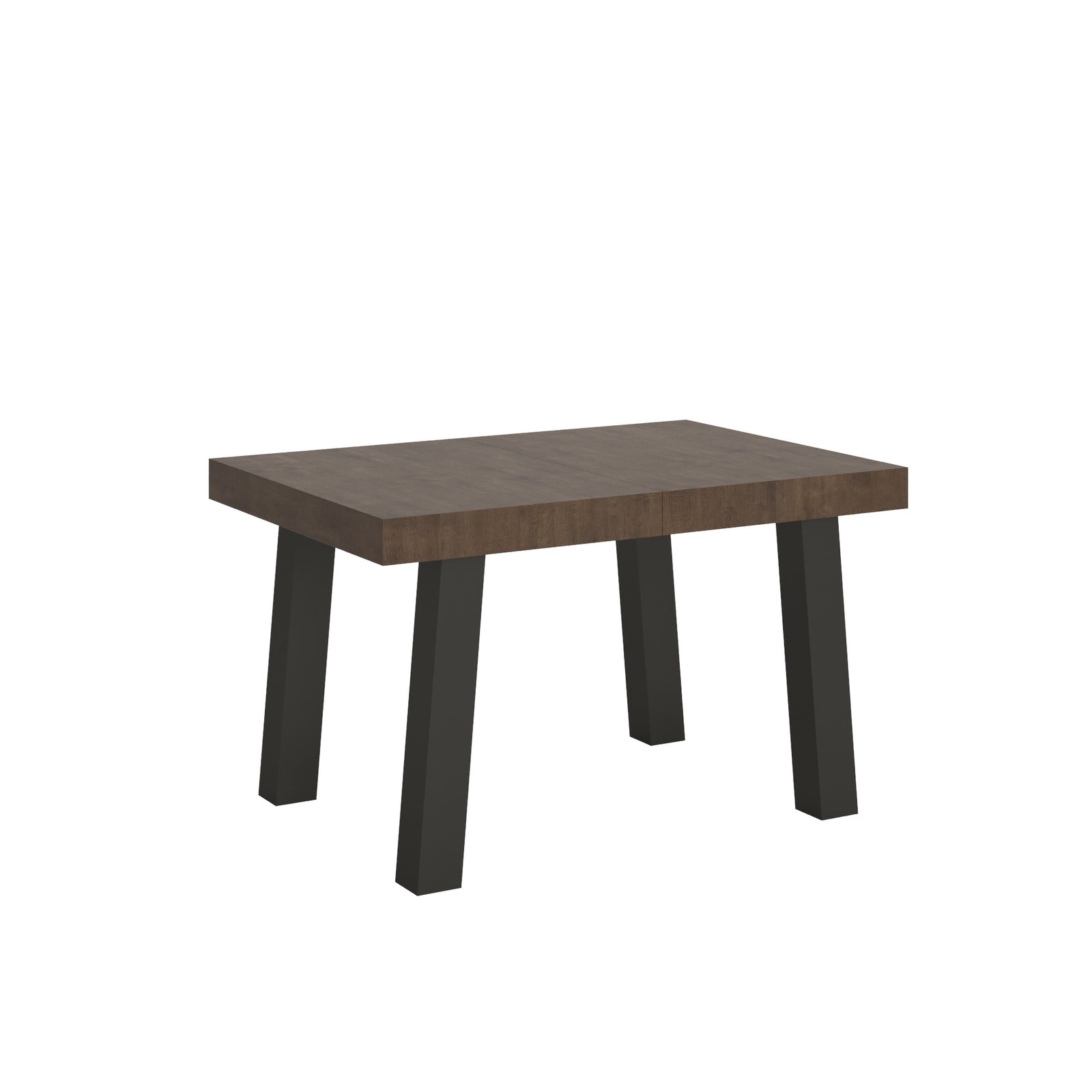 Tavolo da pranzo Allungabile - BRIDGE Bordo: In tinta, Dimensioni: 90x130/234, Colore: Noce
