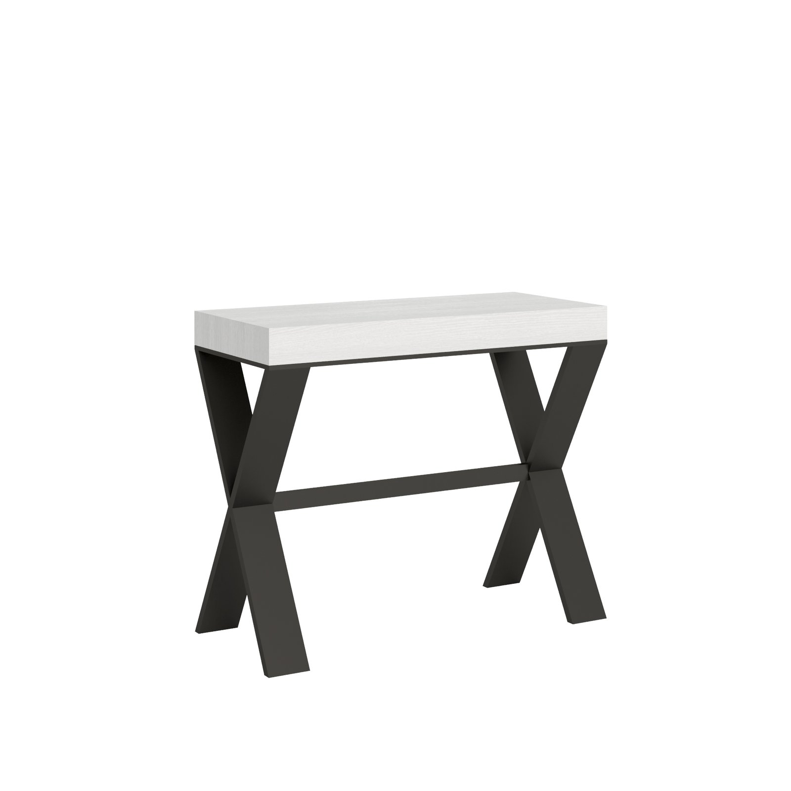 Consolle allungabile - XENIA Colore: Bianco Frassino, Dimensioni: 90x40/300