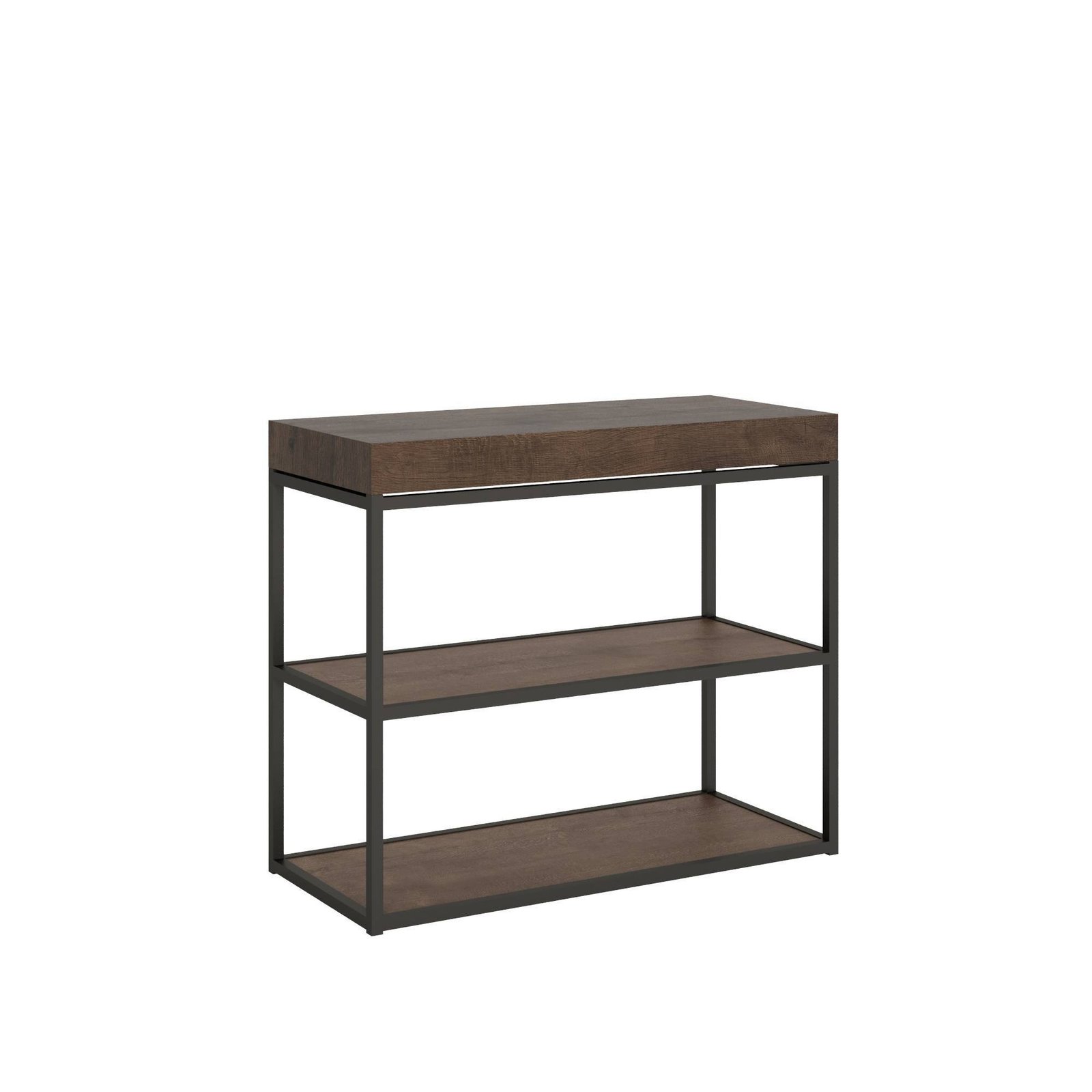 Consolle allungabile - PLANO Colore: Noce, Dimensioni: 90x40/300