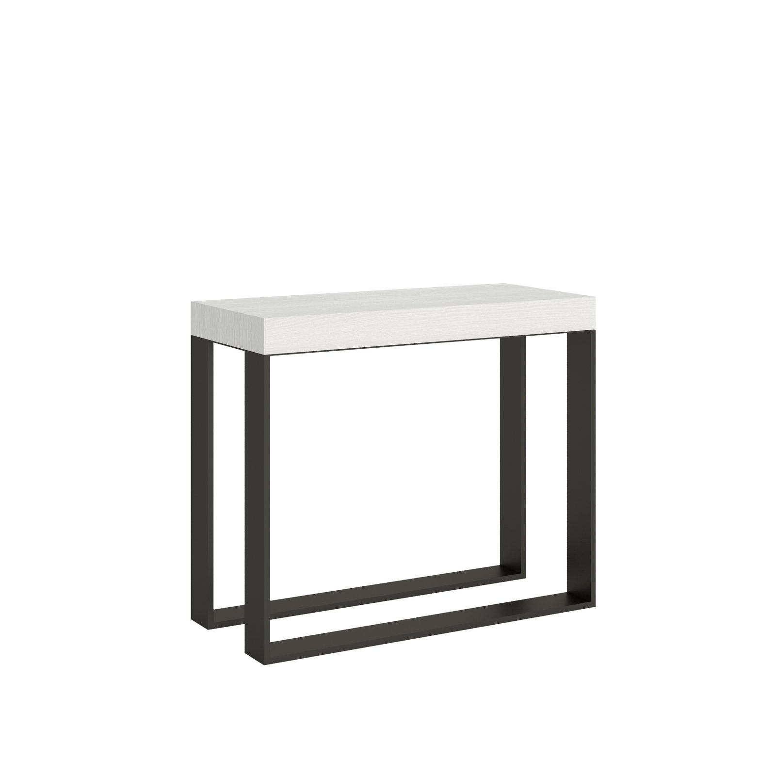 Consolle allungabile - ELETTRA Dimensioni: 90x40/300, Colore: Bianco Frassino