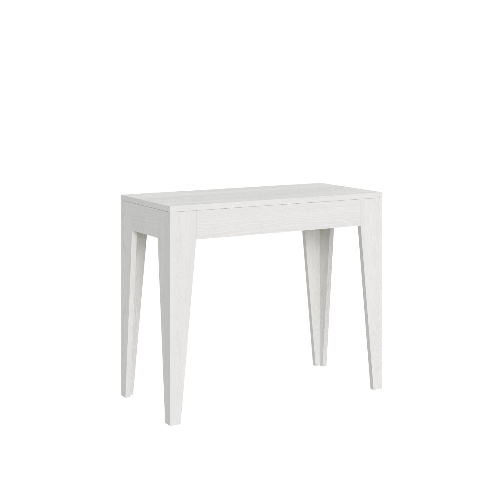 Consolle allungabile - ISOTTA Dimensioni: 90x42/198, Colore: Bianco Frassino