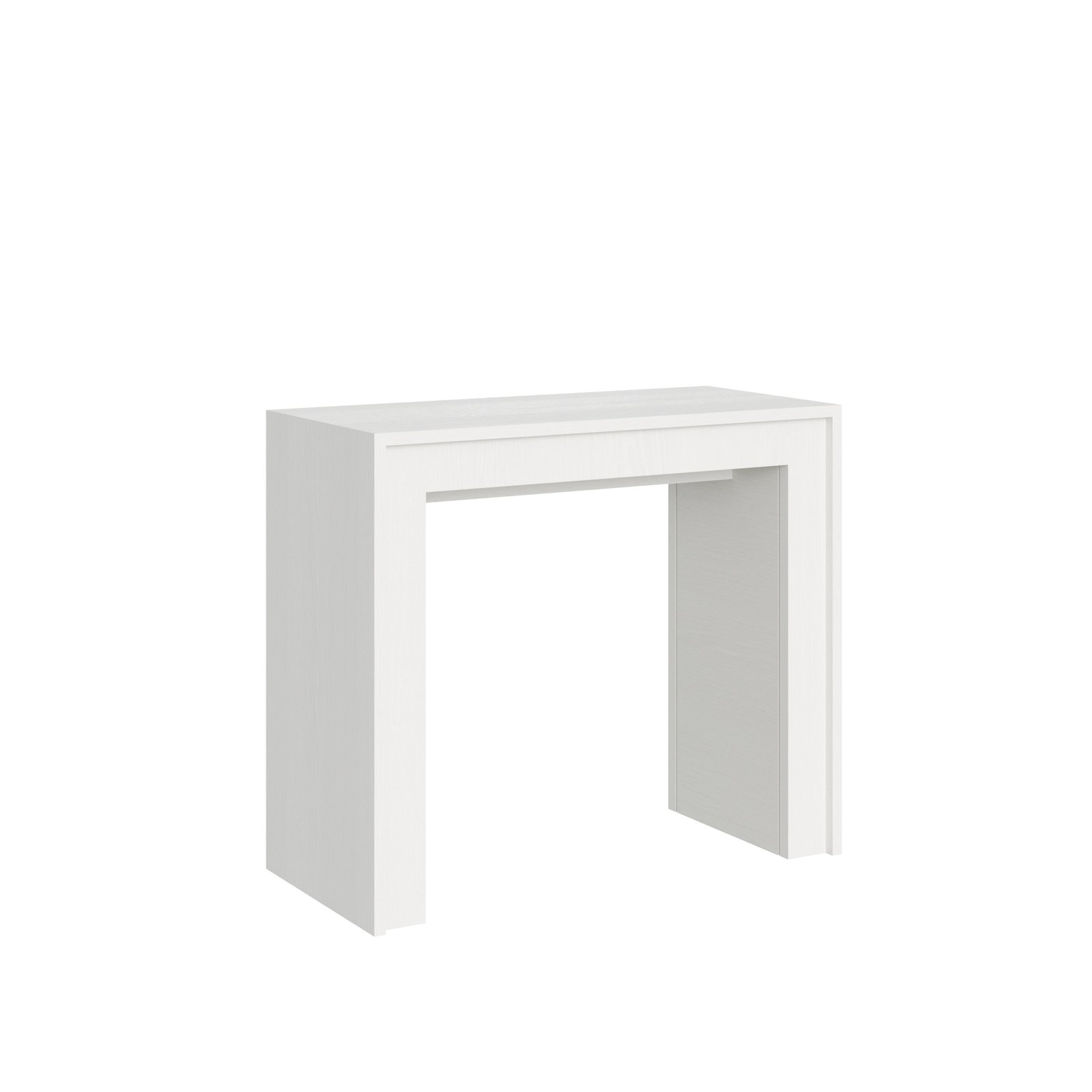 Consolle allungabile - MIA Colore: Bianco Frassino, Dimensioni: 90x42/302