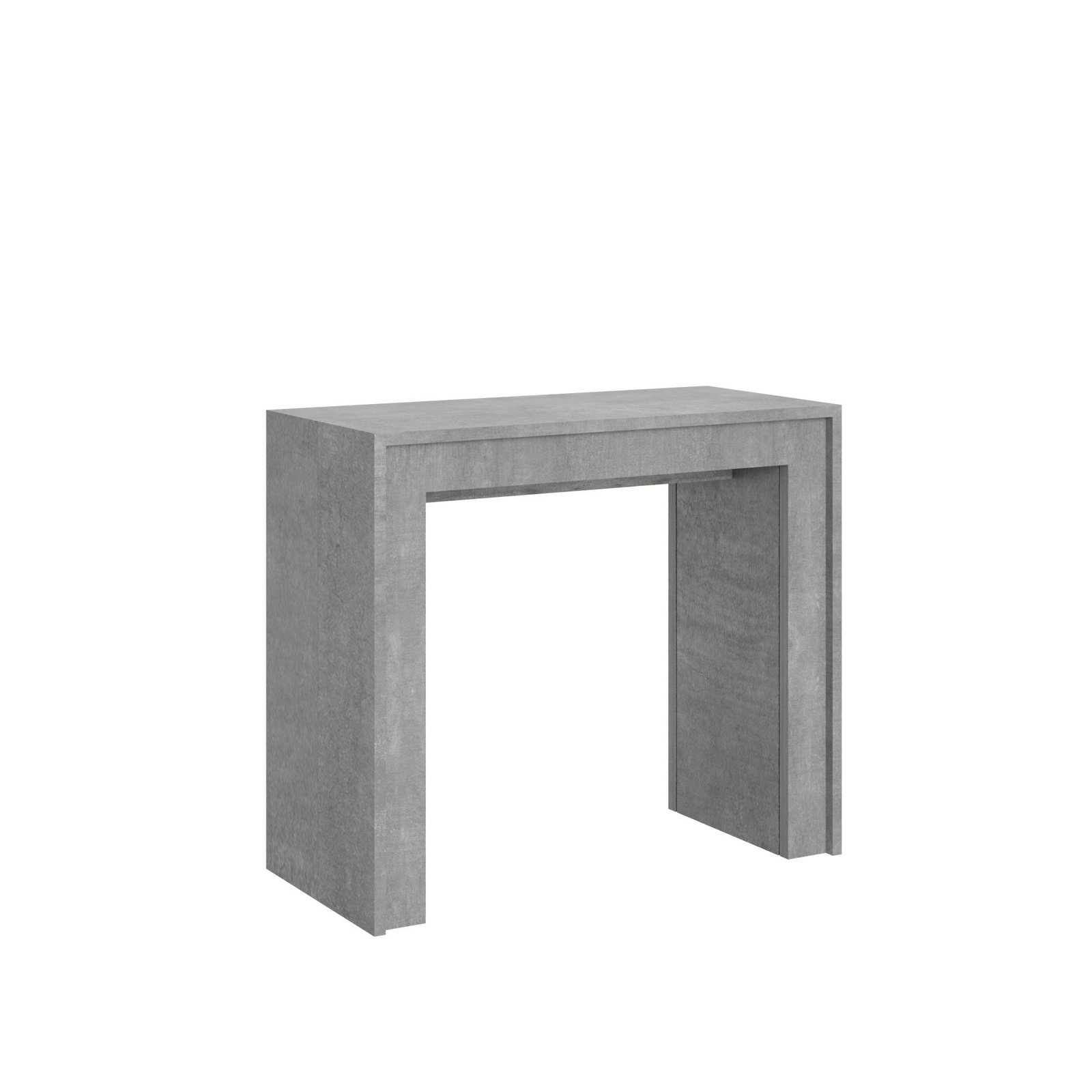 Consolle allungabile - MIA Colore: Cemento, Dimensioni: 90x42/302