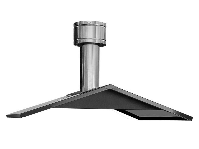 Kit conversione forno da incasso a esterno per forni Rossofuoco - Serie 100, tetto Acciaio Inox