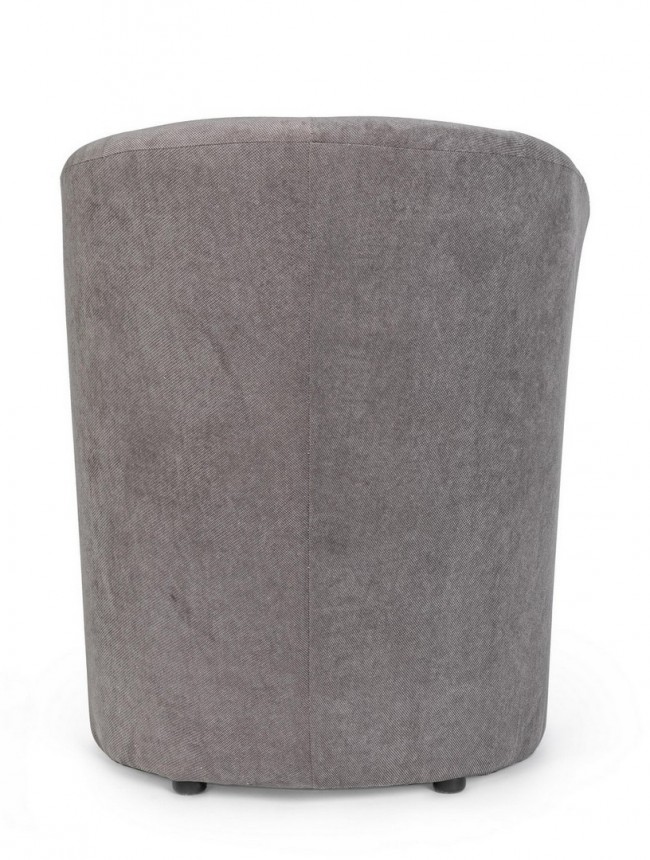 Poltrona moderna in tessuto - ABBY Colore: Grigio