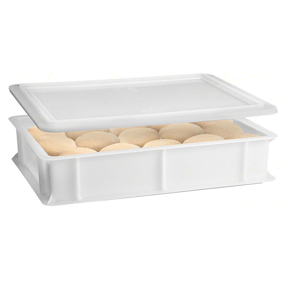 Cassetta porta impasto Lievitazione per PIZZA PANE  cm 60x40 vaschetta da frigo