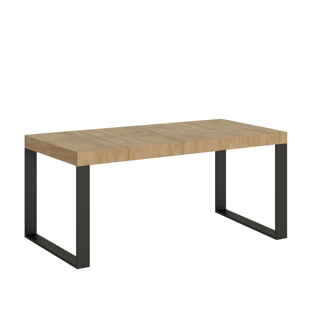 Tavolo da pranzo Allungabile - TECNO PREMIUM Colore: Quercia Natura, Dimensioni: 90x90/246