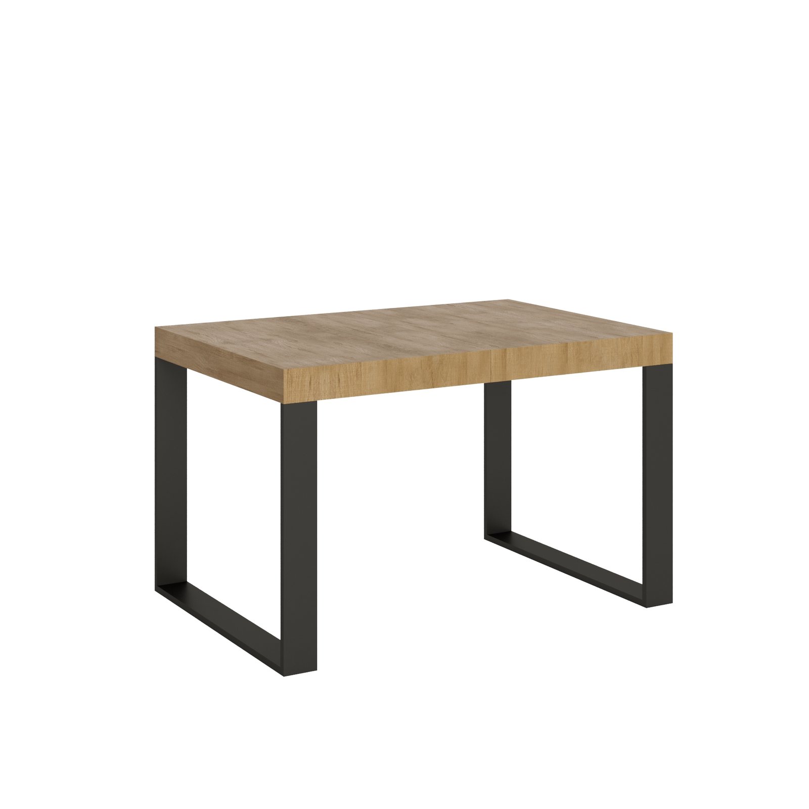 Tavolo da pranzo Allungabile - TECNO Dimensioni: 90x130/390, Colore: Quercia Natura, Bordo: In tinta