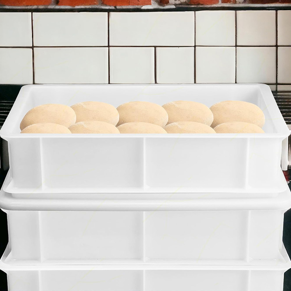 Cassetta porta impasto Lievitazione per PIZZA PANE  cm 60x40 vaschetta da frigo