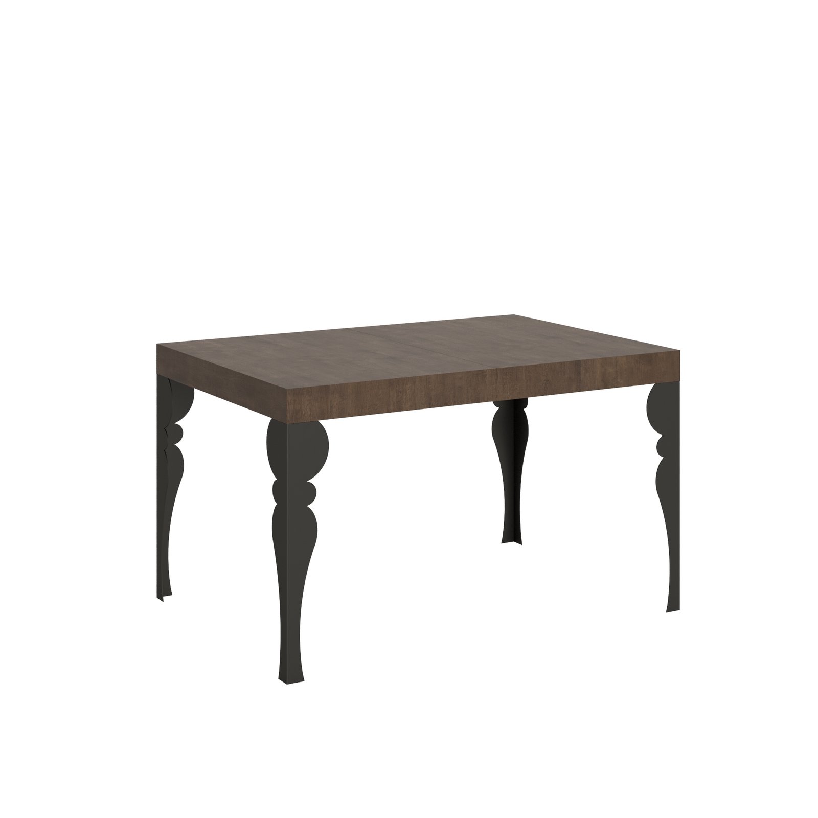 Consolle allungabile - PAXON Dimensioni: 90x120/224, Bordo: In tinta, Colore: Noce
