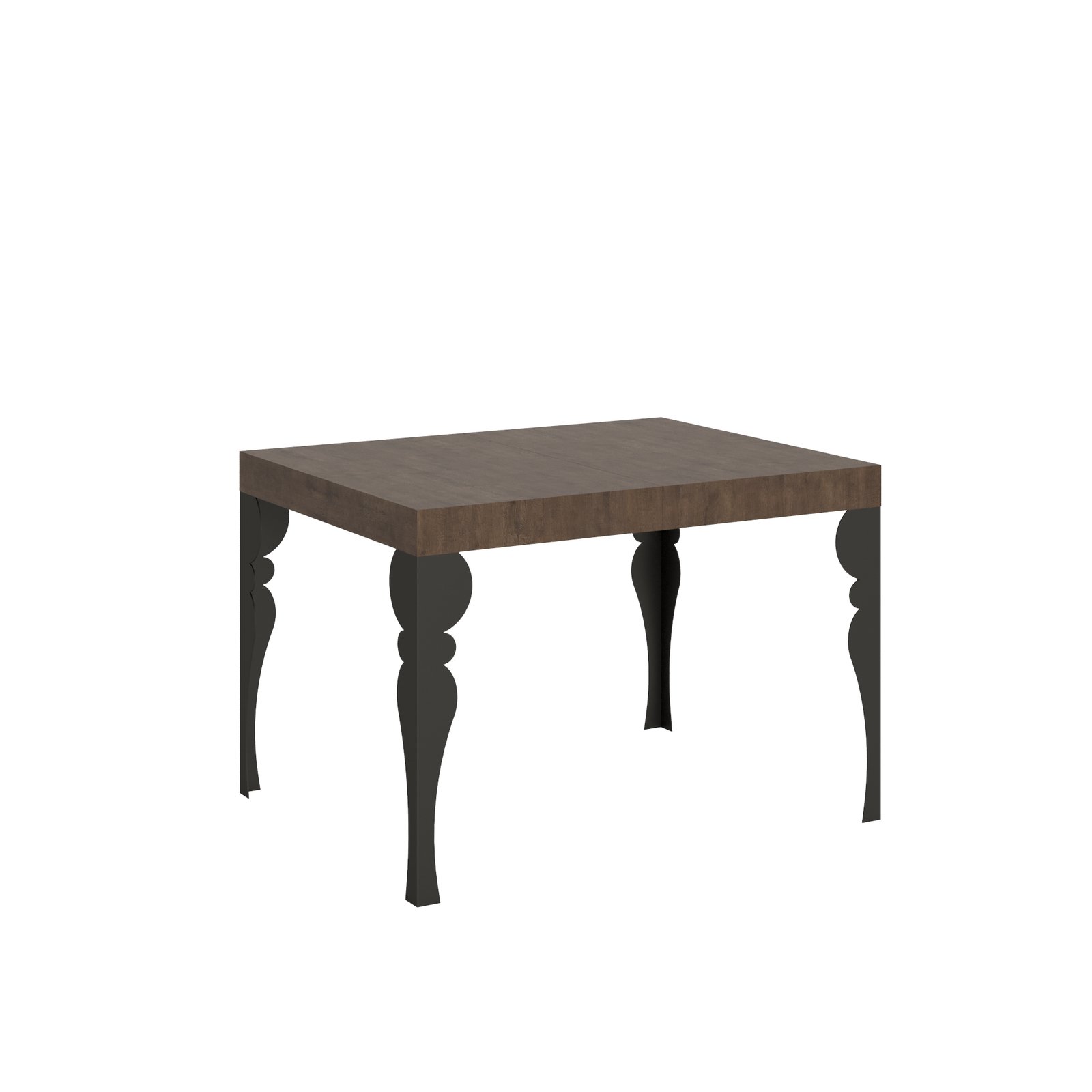 Consolle allungabile - PAXON Bordo: In tinta, Colore: Noce, Dimensioni: 70x110/194
