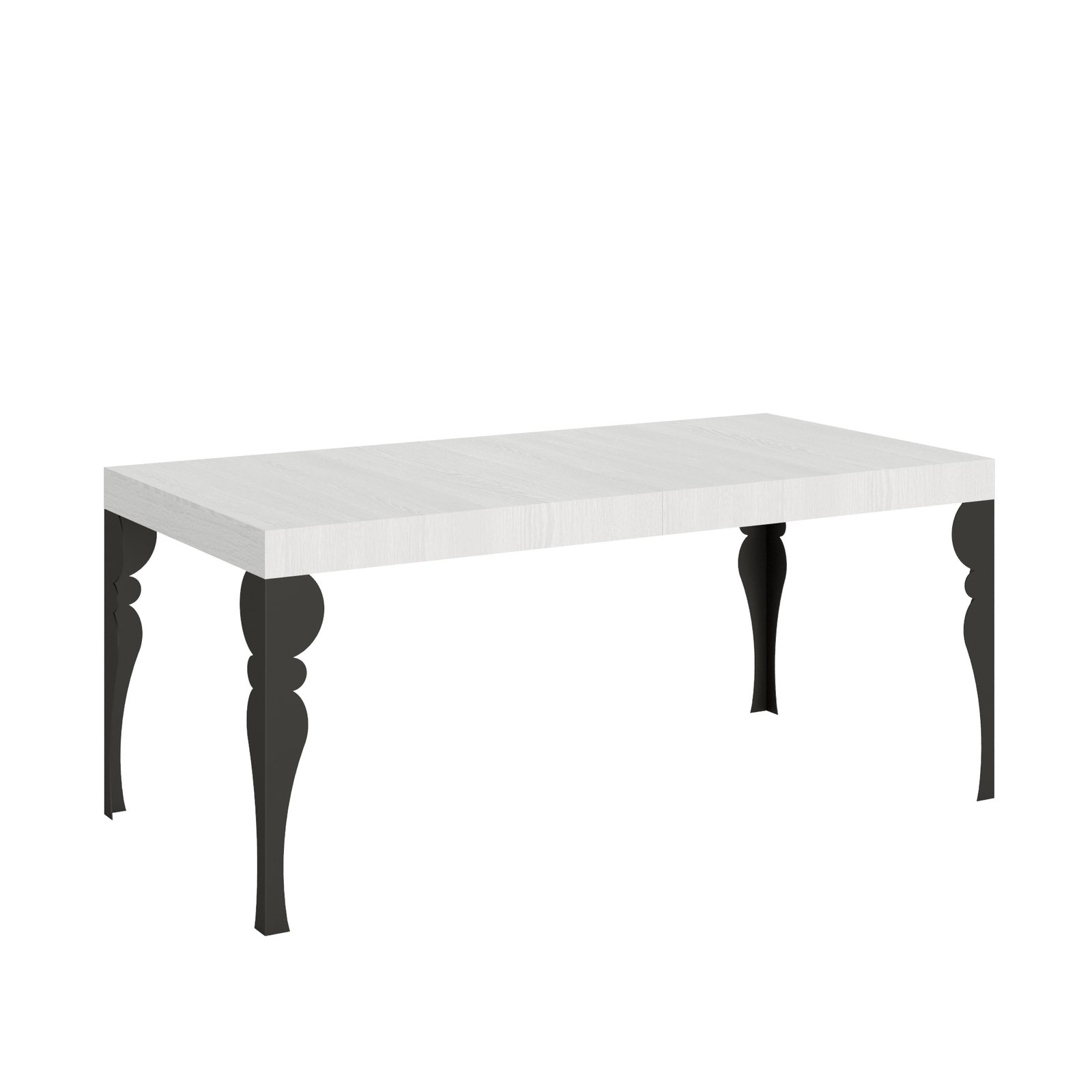 Consolle allungabile - PAXON Bordo: In tinta, Colore: Bianco Frassino, Dimensioni: 90x180/284