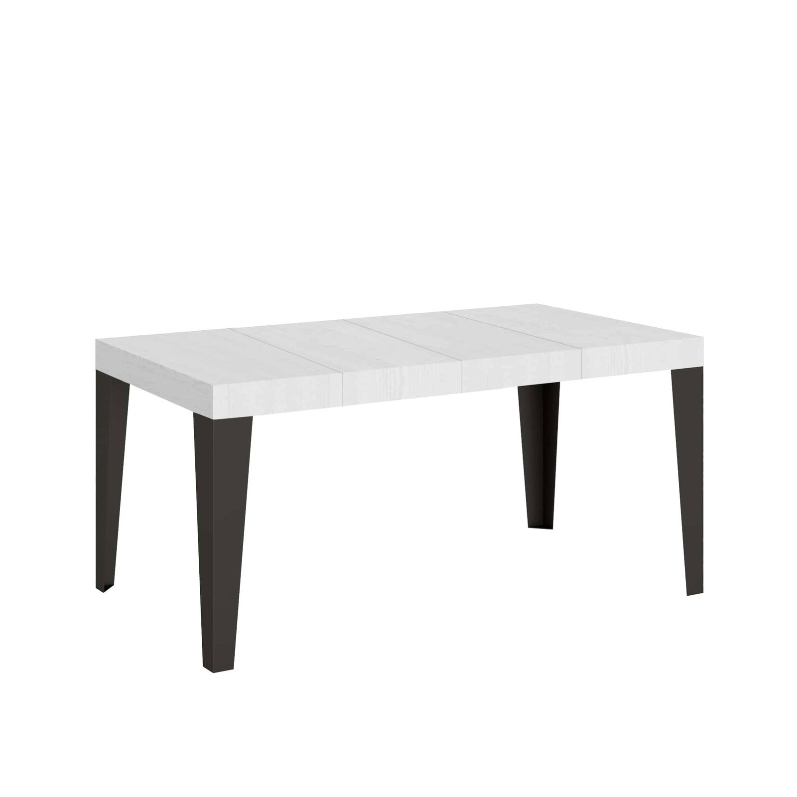 Consolle allungabile - FLAME PREMIUM Dimensioni: 90x120/224, Colore: Bianco Frassino
