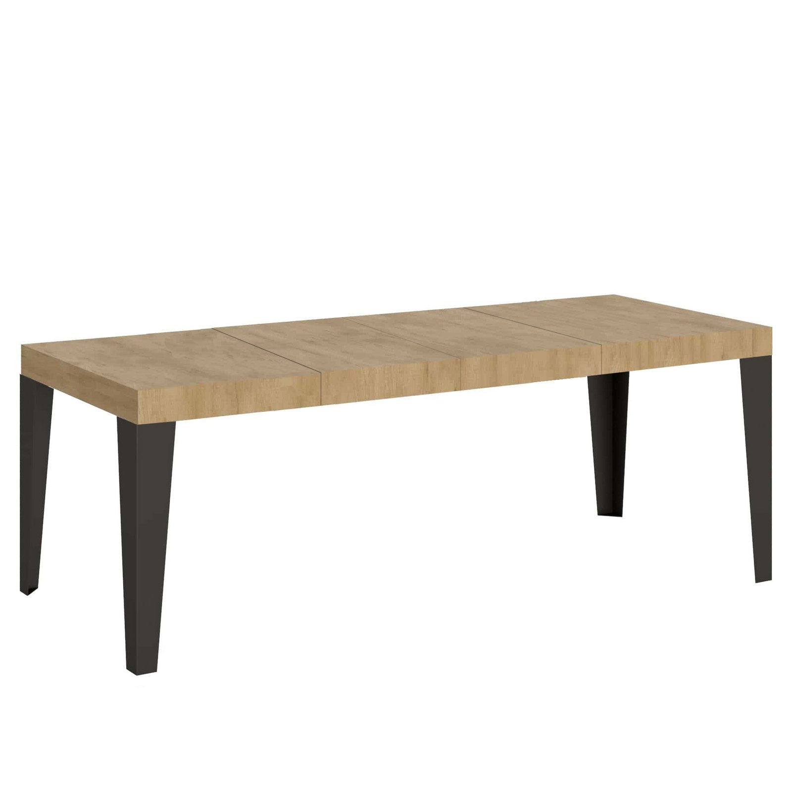 Consolle allungabile - FLAME PREMIUM Colore: Quercia Natura, Dimensioni: 90x180/284