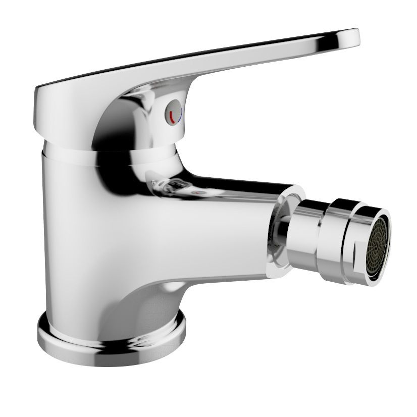 Rubinetto miscelatore bidet serie mia cromato Ø40 mm
