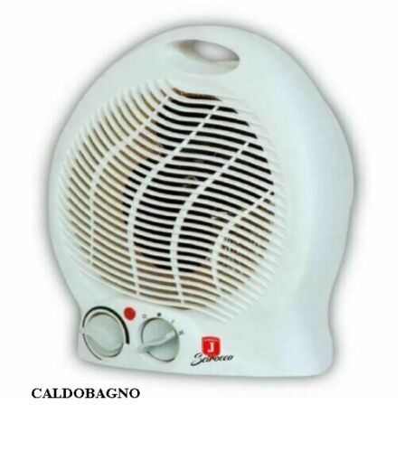 Image of CALDOBAGNO TERMOVENTILATORE CALDO BAGNO STUFETTA STUFA ELETTRICA 2000W