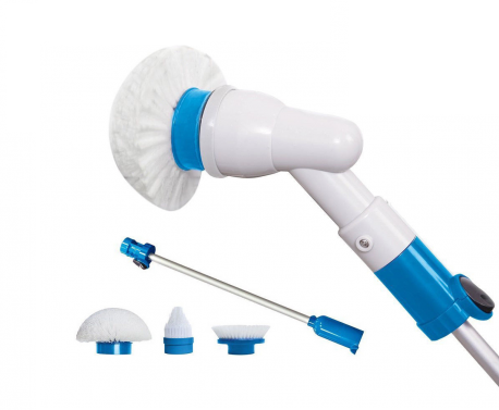 Image of SPAZZOLA ELETTRICA ROTANTE DA BAGNO CON 3 SPAZZOLE CORDLESS E RICARICABILE