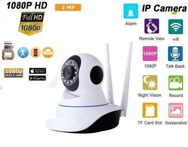 Image of 4 pz. TELECAMERA IP CAM HD 1080P CAMERA WIRELESS LED 2 ANTENNE 2MP MEGAPIXEL