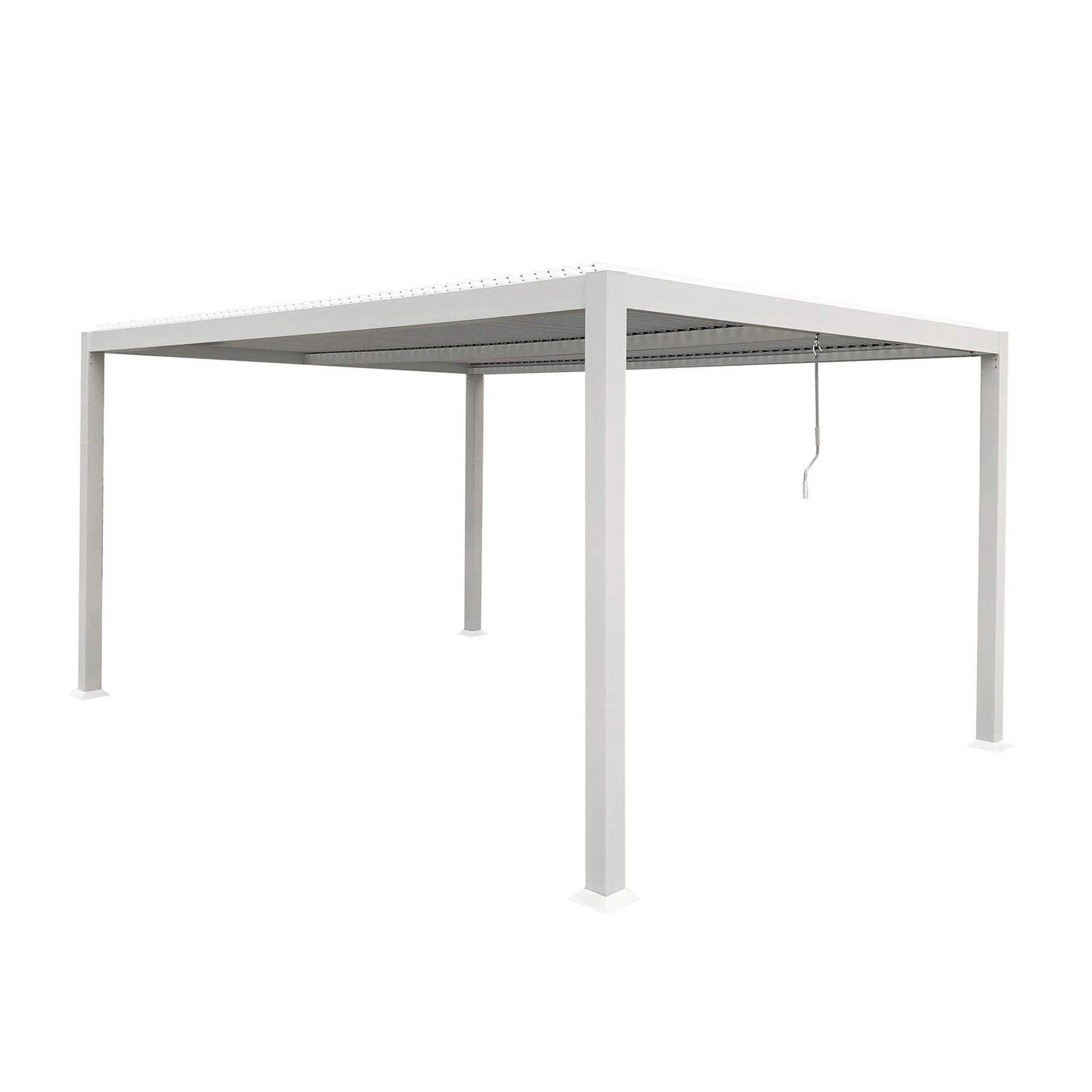 Pergola Bioclimatica in alluminio - ISABELLA Dimensioni: 3X4, Colore: Bianco