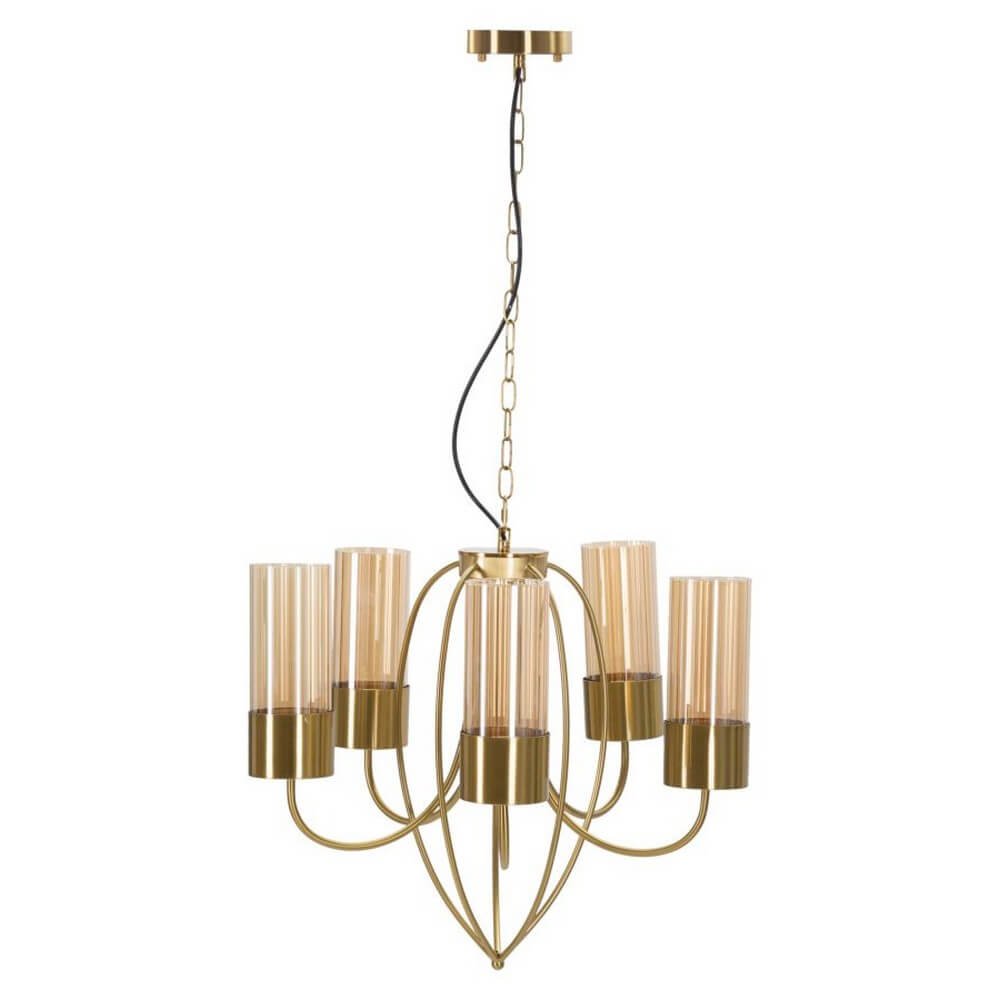 Lampadario Stile Versailles 5 Luci Ø80X103 cm - VERSAILLES 5 LUCI
