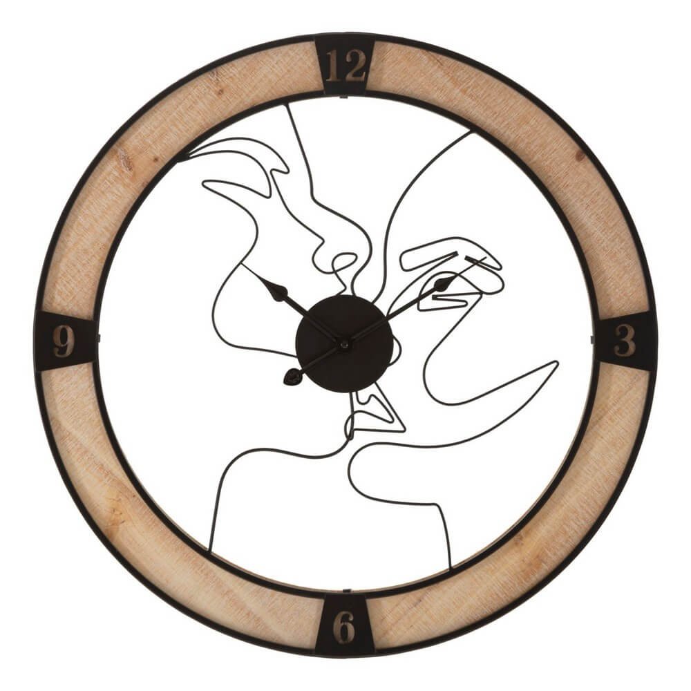 Image of Orologio da Muro Coppia diam 60 cm - COUPLE