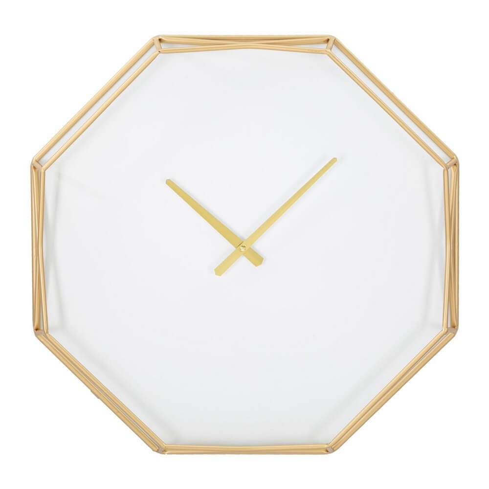 Image of Orologio da Muro Ottagonale oro diam 56 cm - GOLDY OCTAGONAL