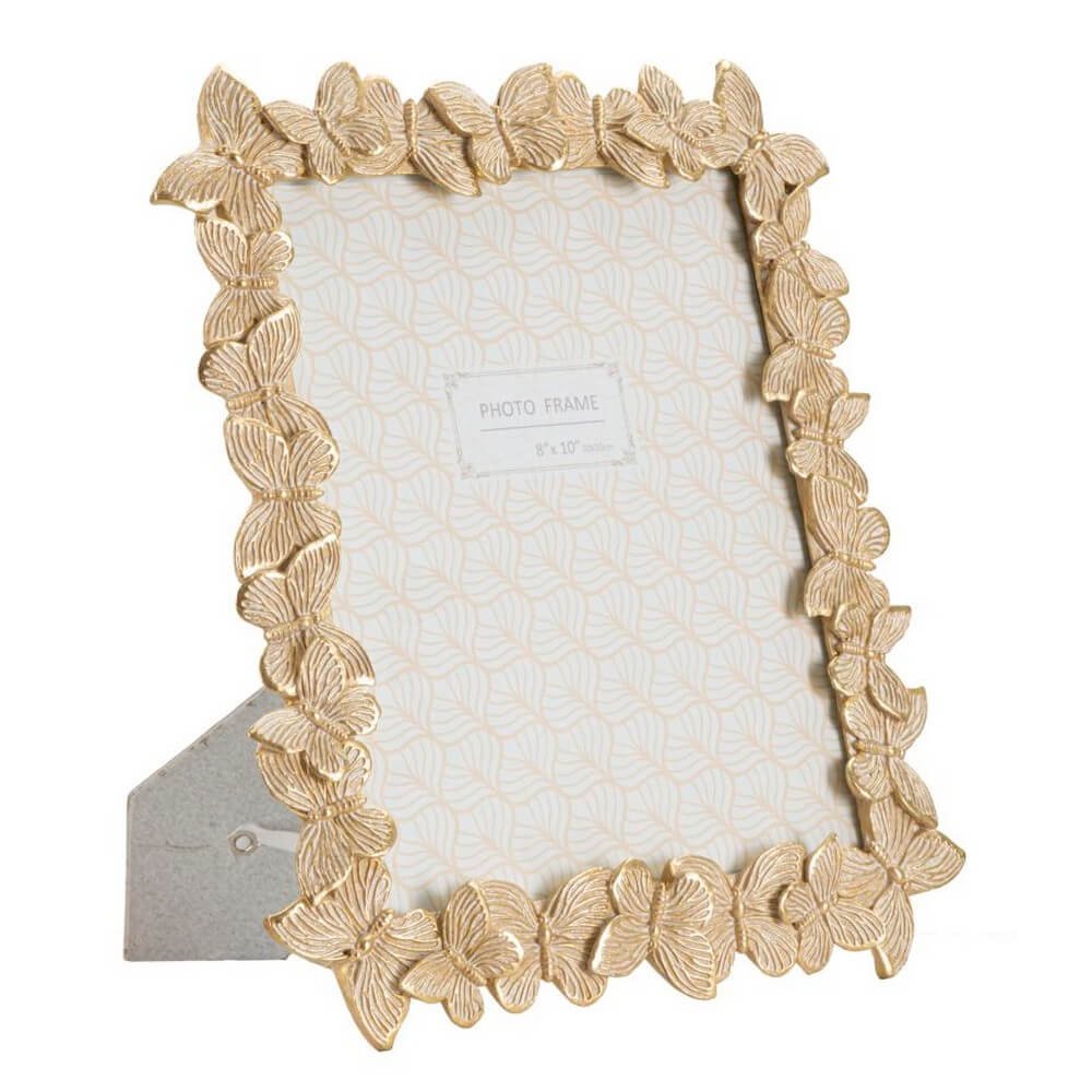 Image of Cornice Farfalle Oro Grande cm 27,5X2,6X32,5 (Interno 20X25) - FARFALLE GOLD