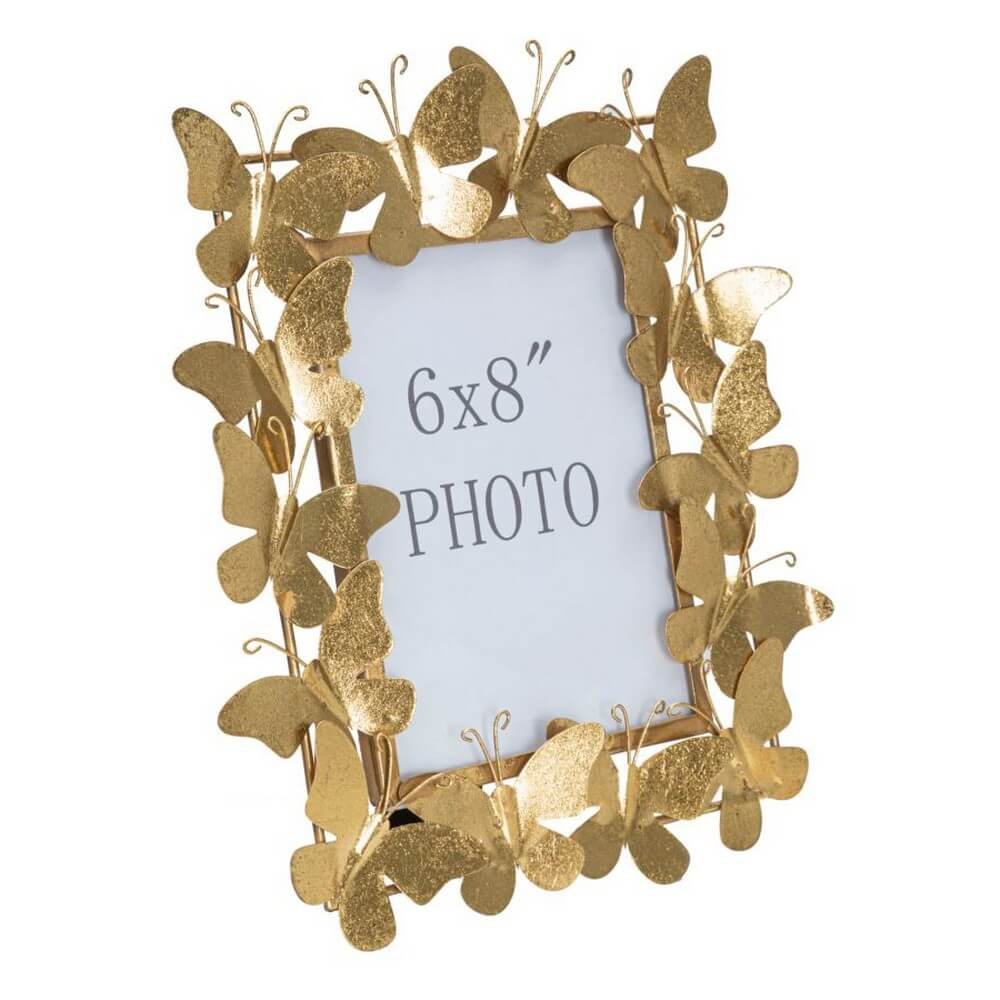 Image of Cornice Piccola Farfalla Glam cm 28X11,5X30,5 (Interno 15X20) - BUTTERFLY GLAM PICCOLA