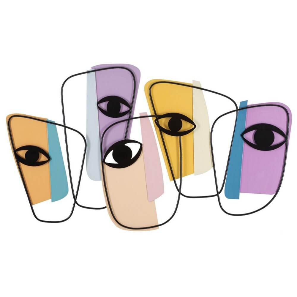 Image of Decorazione Parete Occhi cm 120X2X72 - EYES