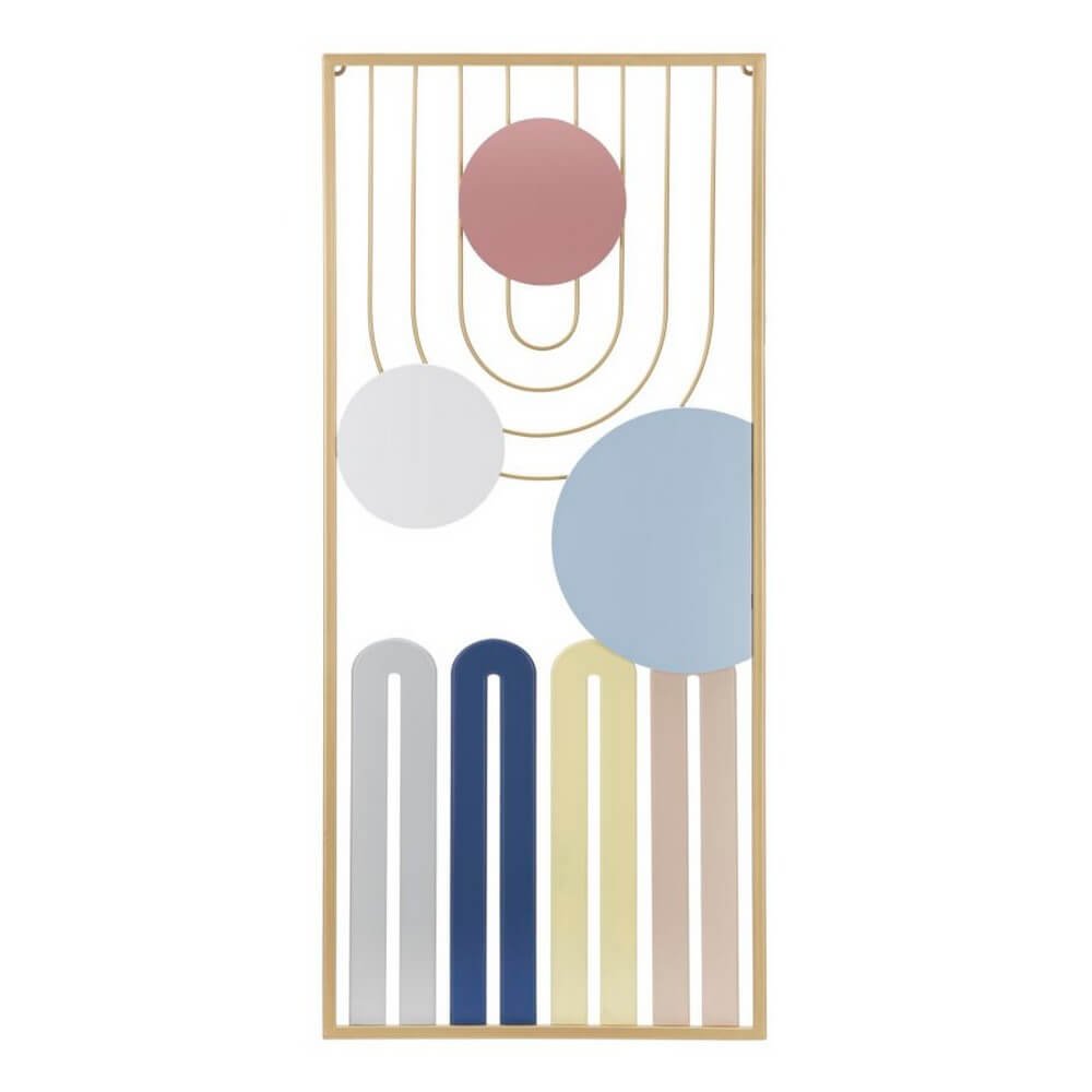 Image of Decorazione Parete Muro Colorato cm 37X2X84 - COLORFUL