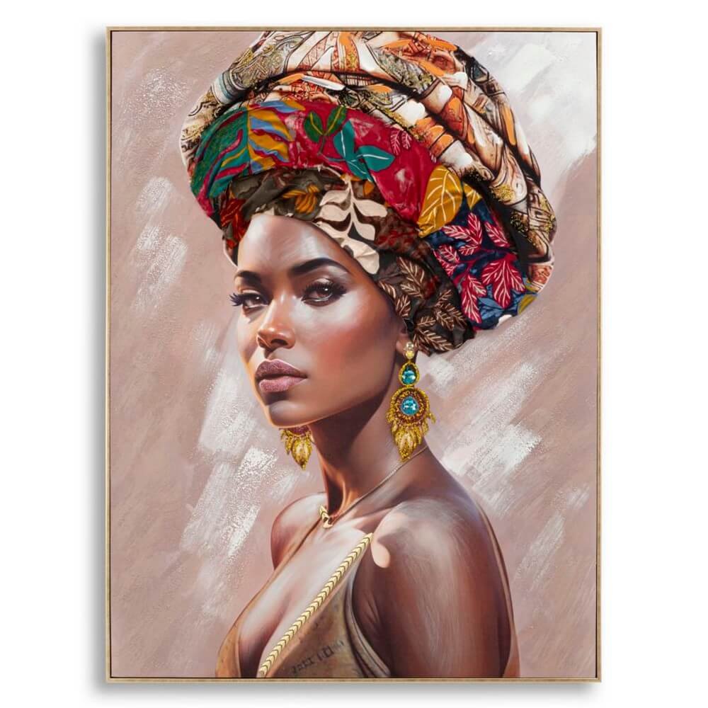 Dipinto su Tela con Cornice Design cm 92X4,5X122 - ALEXANDRA