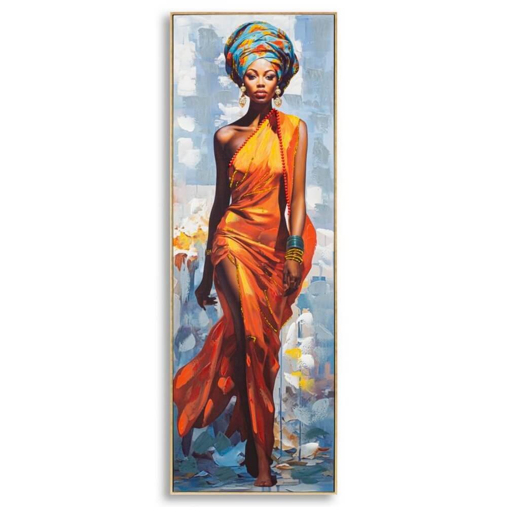 Image of Dipinto su Tela con Cornice cm 72X4,5X102 - DAPHNE
