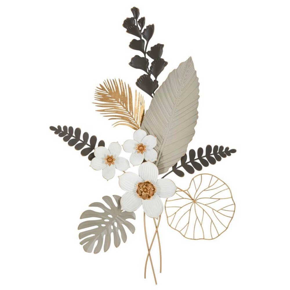 Image of Decorazione Parete Ferro Bouquet cm 71X4X96,5 - BOUQ