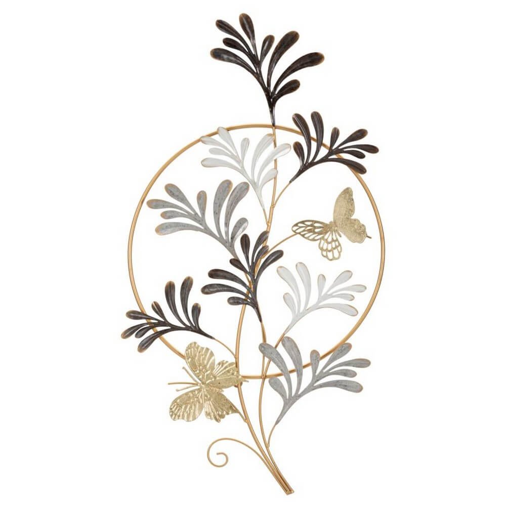 Image of Decorazione Parete Ferro Piccolo Albero cm 50,2X5,1X92 - LIXY