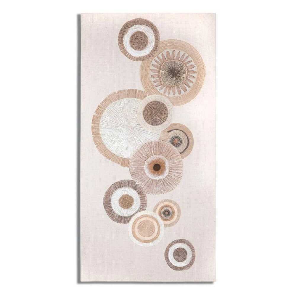 Image of Dipinto su Tela Con Inserticm 50X3,2X100 - CIRCLY
