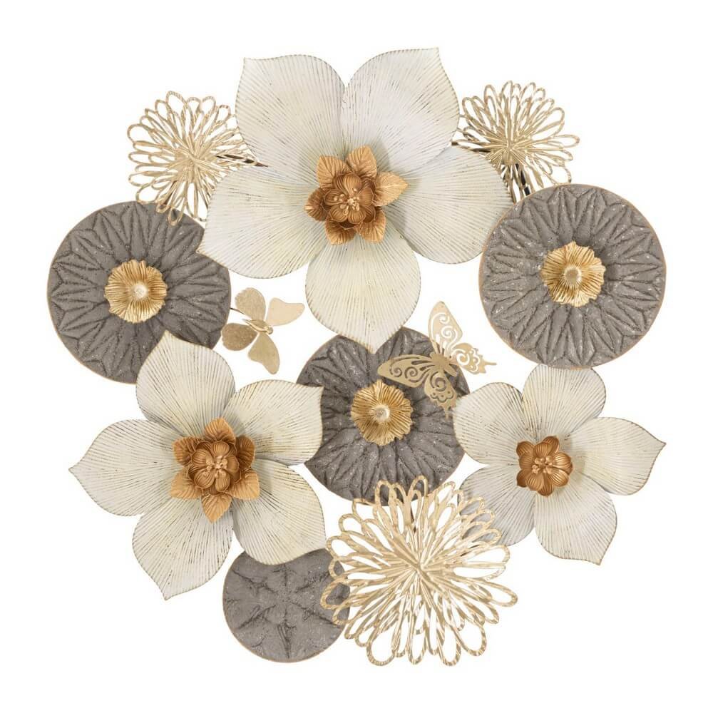 Image of Decorazione Parete Ferro Moderno cm 72,4X7X74 - RIDY