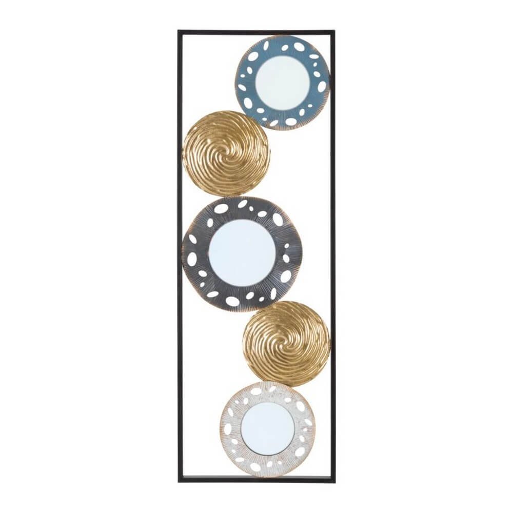 Image of Decorazione Parete Ferro Rettangolarecm 31X3X90 - GLOTY