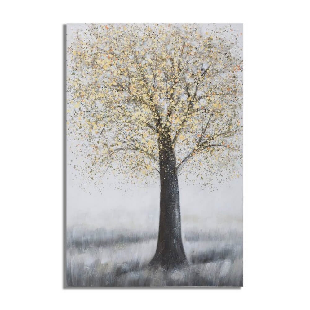 Image of Dipinto su tela albero semplice cm 120X3,8X80 - TREE SIMPLE