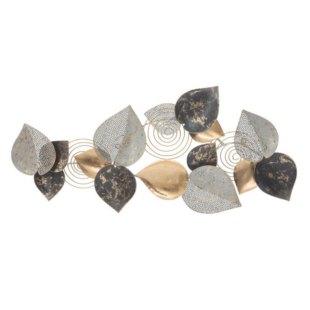 Image of Decorazione parete decorativo ferro half leaf cm 97X5,5X43 - HALF LEAF