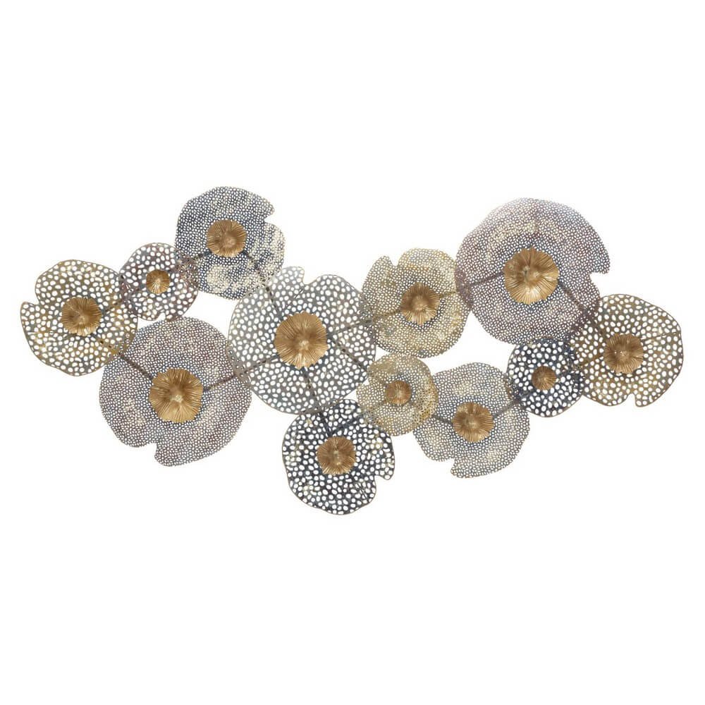 Image of Decorazione parete ferro moderno holes cm 119X7X59,5 - HOLES