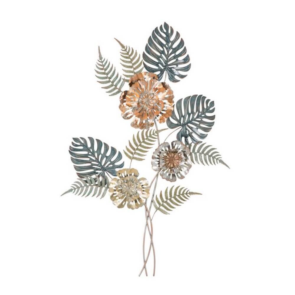 Image of Decorazione parete ferro moderno cm 66X4X98 - TOO