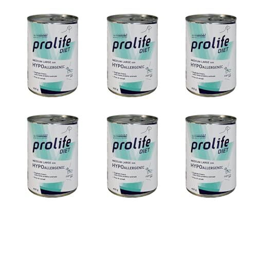 SCATOLETTE PROLIFE DIET DOG WET HYPOALLERGENIC. 400GR CONF. RISPARMIO 6X400