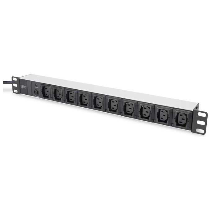 Digitus Multipresa 10 Prese Femmina Iec C13 1 Unita' 19'' per Armadi Rack (Dn-95404)