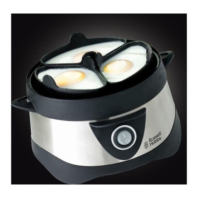 Russell Hobbs Stylo 7 Uovo/Uova 365 W Nero, Acciaio Inossidabile