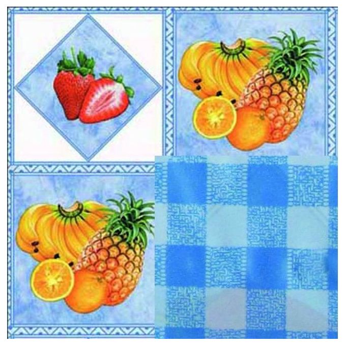 Tovaglie Double-Face Blinky Frutta-Tropic Mt. 1,4x30